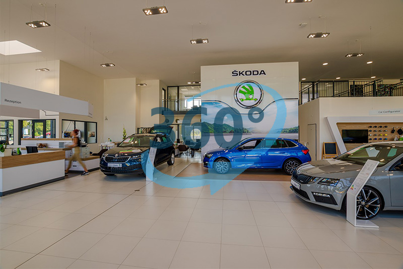 Virtueller 360 Grad Rundgang Autohaus Leipzig